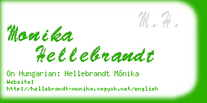 monika hellebrandt business card